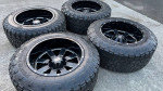 20x12 DEEP DISH XD SERIES 8 LUG WHEELS AND TIRES.