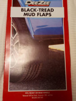 Dee Zee Black- Tread Aluminum Mud Flaps