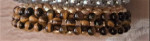Bracelet Pearl Wide Woven Stretch-Honora-YOUR Choice of Colors