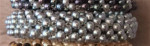 Bracelet Pearl Wide Woven Stretch-Honora-YOUR Choice of Colors