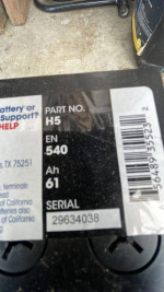 Battery AAA H5 New
