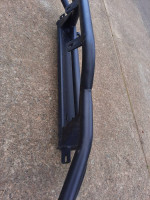 A Jeep bumper guard and winch holder