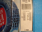 Car Truck SUV tire chains. 12" to 22.5". Tire sizes pictured. $20-$80