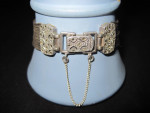 Vtg sterling sliver Bracelet 9 strand Fox tail excellent condition