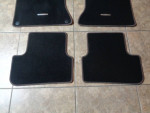 Clean Used 2014-2019 Mercedes CLA & GLA Factory Floor Mats Black Brown