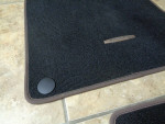 Clean Used 2014-2019 Mercedes CLA & GLA Factory Floor Mats Black Brown
