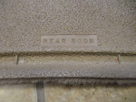 Rare 1991-2001 Ford Explorer Cargo Rubber Carpet Mat OEM Tan Beige