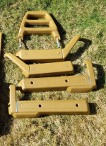 Tan Volvo 240, 240 GL interior arm rests headrest armrest