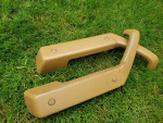 Tan Volvo 240, 240 GL interior arm rests headrest armrest