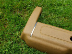 Tan Volvo 240, 240 GL interior arm rests headrest armrest