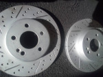 11 1/2 "new front rotors and pads
