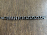 /// BIKER CHAIN BRACELET 8” SS //