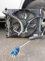 Jeep grand cherokee radiator/fan