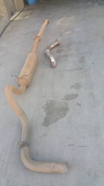 7.3 Powerstroke Ford E Series Van OEM Exhaust Muffler & Pipe