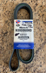 NEW Gates Micro V K080860HD Green Belt Serpentine Belt