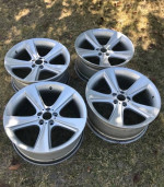 BMW X5 X6 E65 E66 SILVER FACTORY GENUINE STYLE 128 21"STAGGERED WHEELS