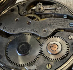 Antique DOXA 8 Day Open Face Goliath Swiss Pocket Watch