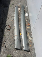 86-91 Mercedes C126 coupe 2 side skirts rocker panel molding OEM