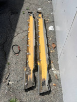 86-91 Mercedes C126 coupe 2 side skirts rocker panel molding OEM