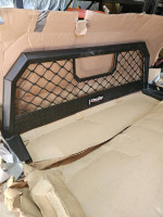 Back window grate for pick up truck