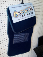 Brand new blue floor mats