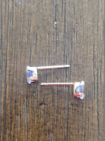 Estate 14k Yellow Gold 1ct. TW Amethyst Stud Earrings