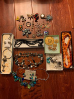 Large Costume Jewelry Lot (5) ~150 pieces