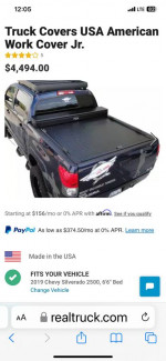 Truck Covers USA bed cover tonneau cover Chevy Silverado
