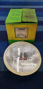 Vintage Cibie Valeo Oscar + Plus Flat Face Driving Light Lamp