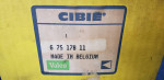 Vintage Cibie Valeo Oscar + Plus Flat Face Driving Light Lamp