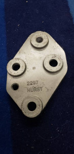 Mopar A B Body Hurst 4 Speed Shifter & Mounting Plate