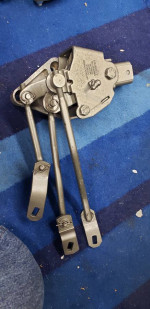 Mopar B E Body Hurst 4 speed Shifter & Mounting Plate
