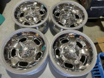 4-NEW 19" by 8 1/2" Halibrand big Window Wheels 5 on 5 bolt pattern
