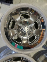4-NEW 19" by 8 1/2" Halibrand big Window Wheels 5 on 5 bolt pattern