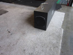 wood  speaker box with new speakers