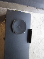 wood  speaker box with new speakers