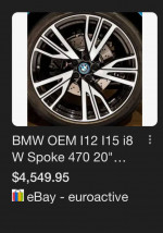 BMW I8 Wheels (sale)