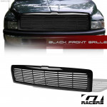 1994-2002 Dodge Ram Glossy Black Horizontal Front Hood Grill Guard