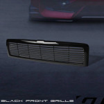 1994-2002 Dodge Ram Glossy Black Horizontal Front Hood Grill Guard