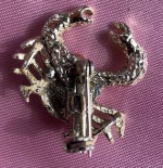 Vintage Crab Pin w/Moving Claws
