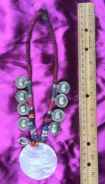 Necklace Shells and Beads Handmade One of a Kind