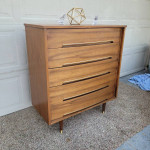5 Drawer Vintage MCM Low Boy Dresser