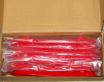 Jeep Wrangler Sport 2007-17 Red Grille Inserts