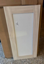 RV vanity door and mirror