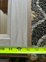 RV vanity door and mirror