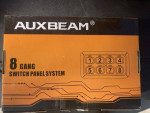 Auxbeam 8 Gang Switch Panel Lights and Accessory Management System