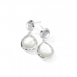New in Box-Ippolita Double Drop Earrings in Sterling Silver