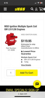 MSD Coil Packs LS1 LS6 Camaro Corvette GTO