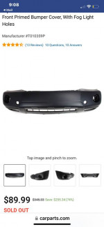 2006 Toyota Highlander bumpers