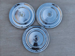Original 1957 Dodge Lancer 14" Hubcap Wheelcover Center Cap Lot of 3